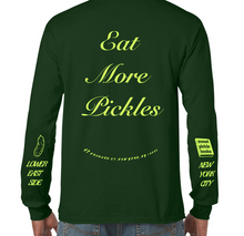 Load image into Gallery viewer, Eat More Pickles Long Sleeve Anniversary Tee
