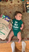 Load image into Gallery viewer, Eat More Pickles Onesie
